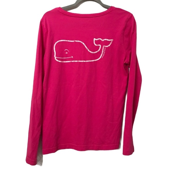 VINEYARD VINES HOT PINK LONG SLEEVE SHIRT SIZE M - Picture 2 of 9